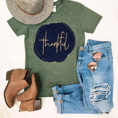 Thankful Graphic Tee - Brooks Boutique